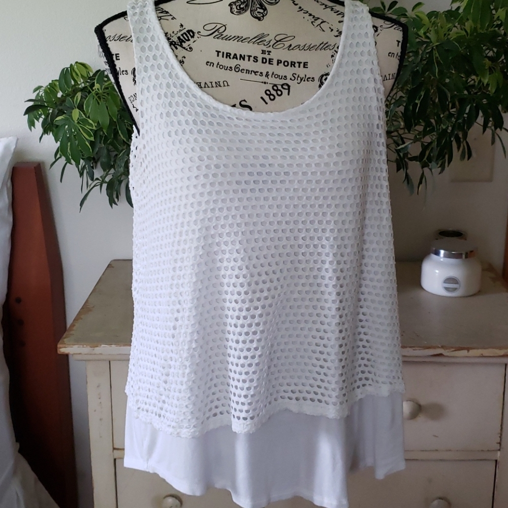 White tank top